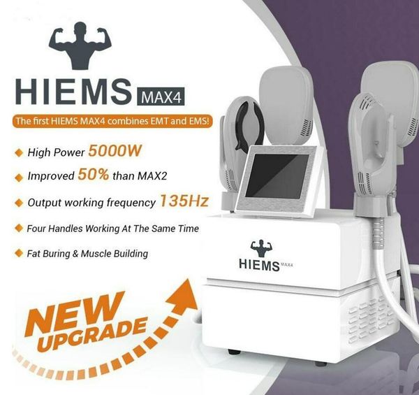 

new arrival build muscle hiemt burn fat slimming beauty equipment body shaping device portable emslim slim machine