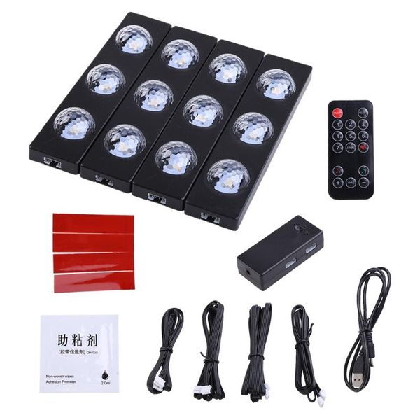 

working light decorative atmosphere lamps led colorful stars auto bottom seat