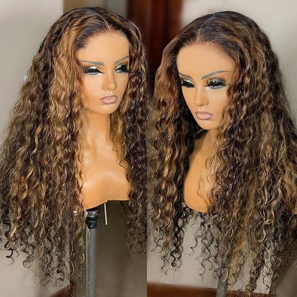 Парики кружев передний парик 830 -дюймовый выделение вьются 13х4 человеческие 100% бразильские волосы 876 7