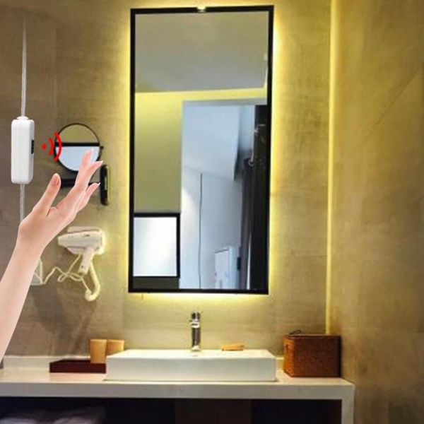 

strips 1/2/3/4/5m usb port hand motion led strip 5v waterproof kitchen bedroom tv backlight diode sweep switch night lights