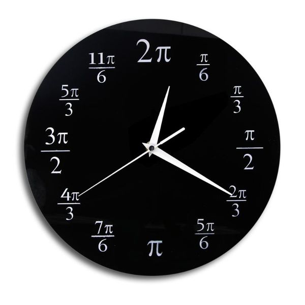 

wall clocks nordic math clock mute living room creative relogio parede digital orologio parete watch decor 6w152