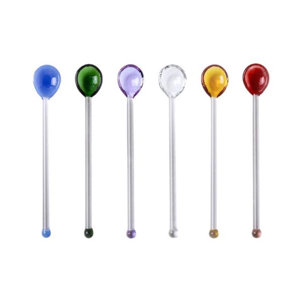

spoons 6pcs swizzle sticks professional household bar (assorted color)