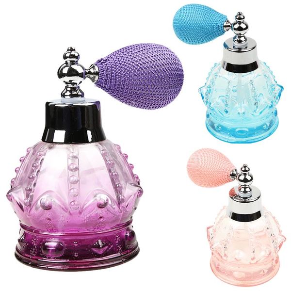 

storage bottles & jars perfume atomizer refillable bottle travel with short pump spray diffuser gilrs birthday gift