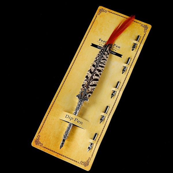 

fountain pens fashion feather quill pen for wedding gift supplies sale