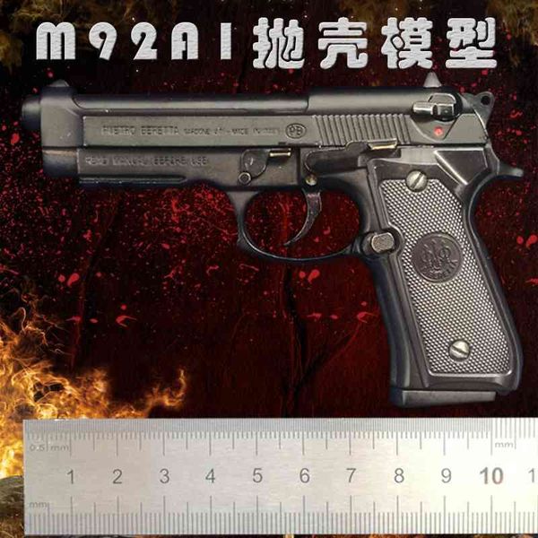 

alloy empire beretta m92a1 simulation hand grab model gun all metal toy disassembly can not be launched