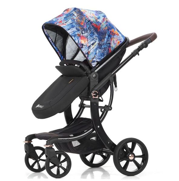

high landscape four seasons folding absorber can sit and lie two-way season stroll strollers#