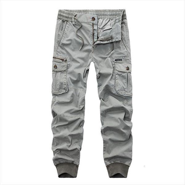 

brand casual joggers solid women pant color cotton elastic trousers military style army cargo mens leggings 29 38, Black
