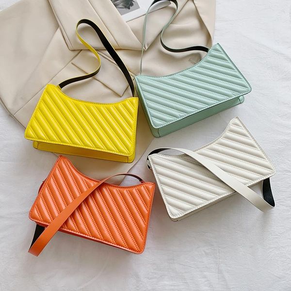 

evening bags niche handbags 2021 spring and summer trend korean fashion rhombus texture all-match shoulder bag underarm