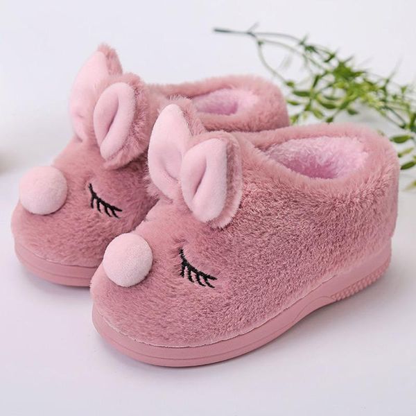 

cartoon character house shoes women comfy cozy slippers girls cute indoor snug sneakers women's fluffy with ears, Black