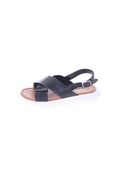 

sandals black belt detail elegant