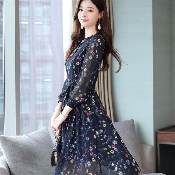 

casual dresses 2021 autumn women dress full sleeve slim in long socialite, Black;gray