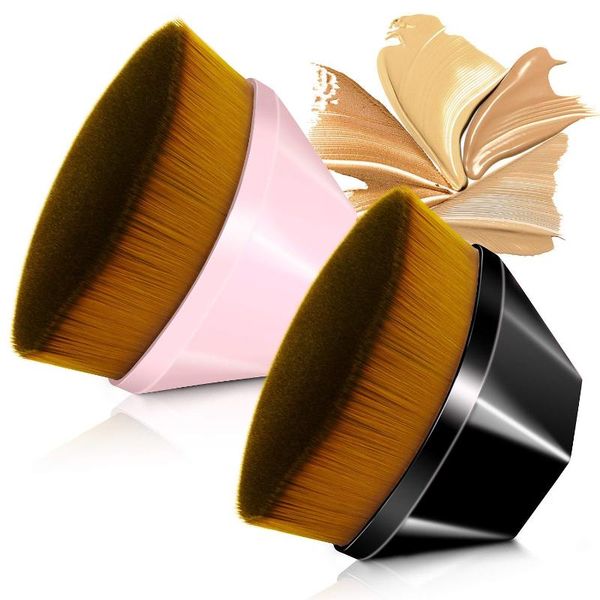 

makeup brushes foundation brush fast flawless application blusher liquid cream powder cosmetic face blending tool