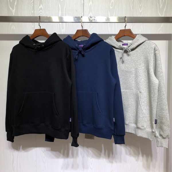 

tide brand men's and women's mountain print hoodies pure cotton s-xxl, Black