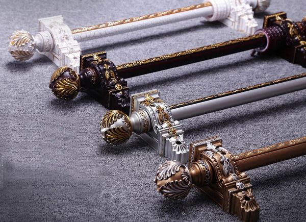 

30mm roman rods european curtains thick double curtain 2m to rus other home decor