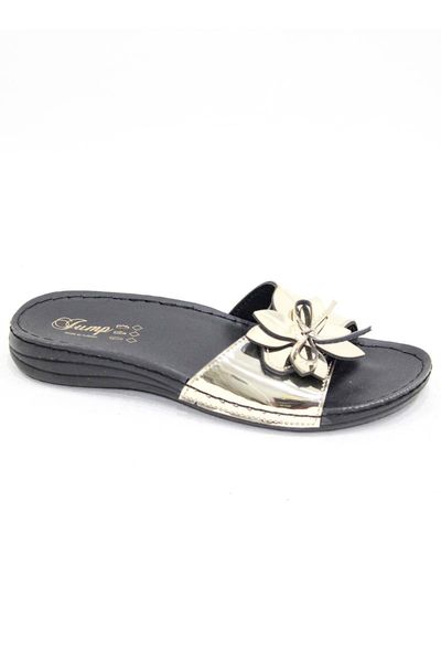 

slippers 17978-c gold anatomical, Black