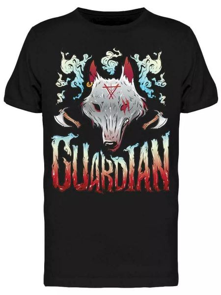 

Fairytale Wolf Head Tee Men's -Image by Shutterstock, White;black