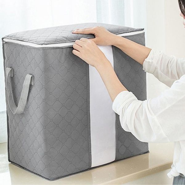

clothing & wardrobe storage quilt bag clothes organizer waterproof oxford fabric bedding pillows foldable closet