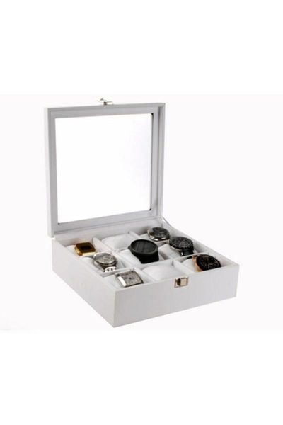 

watch box 9 pieces white 13764 bath accessory set