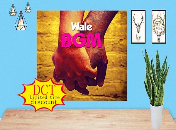 

bgm wale album poster rap music cover silk art print