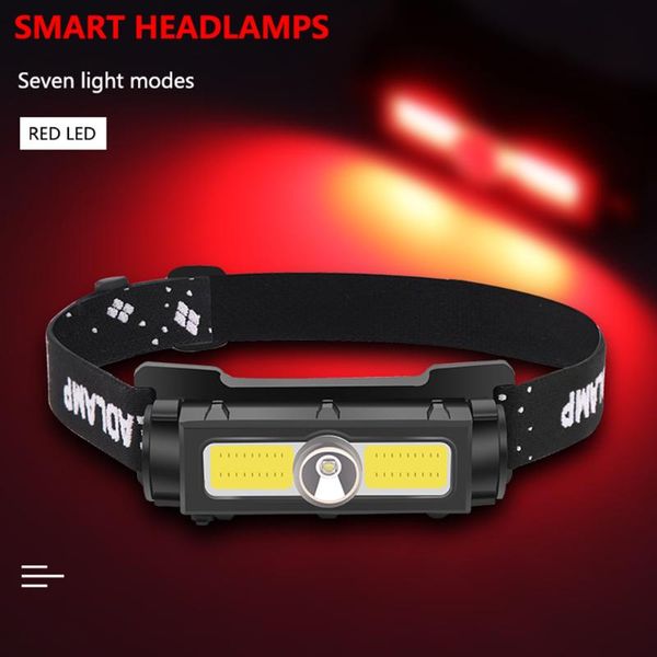 

headlamps led xpg+cob headlamp headlight 7 modes waterproof camping outdoor work lights zoom lighting lamp