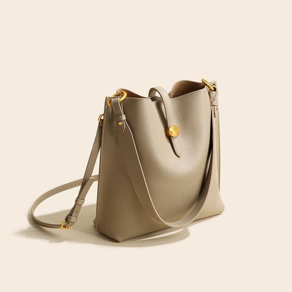 

evening bags bucket bag women's leather versatile minority design sense single shoulder messenger 2021