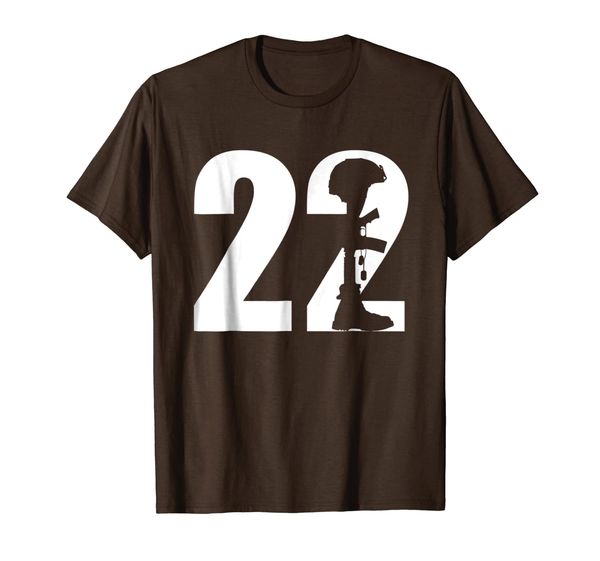 

22 too many ptsd awareness t-shirt veterans, White;black
