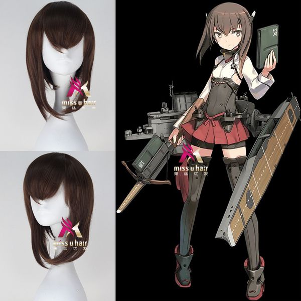 

beautiful girl big phoenix warship mother cos wig, Black