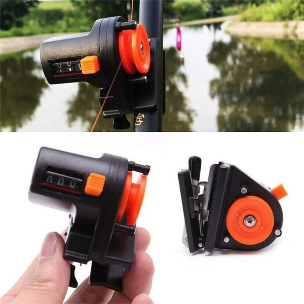 

braid line 1pc fishing counter portable depth finder tool tackle length gauge 0-999m