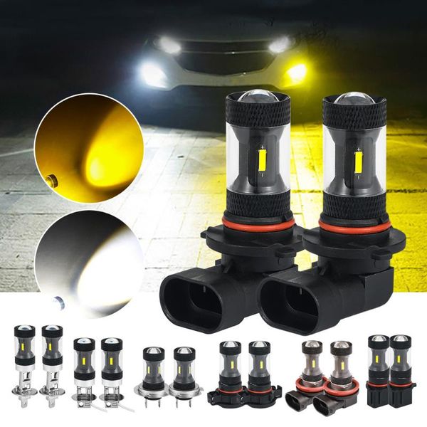 

2pcs h7/h11/h8 36w car led headlight bulb high lumen super bright ultra csp chips front fog lamps headlights