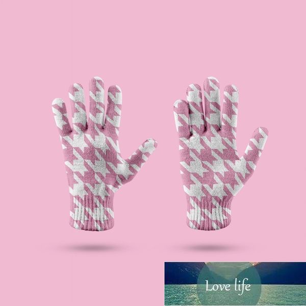 

fashion pink 3d thousand birds pattern gloves touch screen couple mittens men women spring autumn work labor gloves guantes factory price ex, Blue;gray