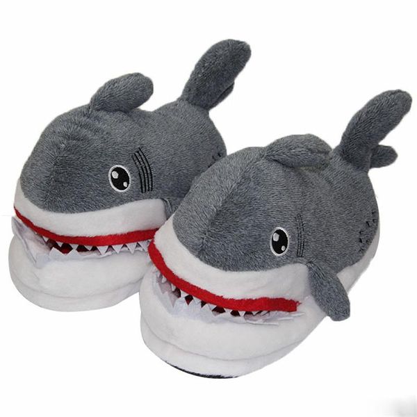 

women's/men cartoon animal cotton slippers female bread fat sneakers eu35-42 indoor plush home shoes ladies couple slides, Black