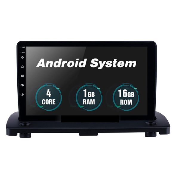 Auto Android 10 Carro DVD Leitor de rádio para Volvo CX90 2004-2014 Music USB AUX Suporte Dab SWC DVR 9 polegadas Tela de toque