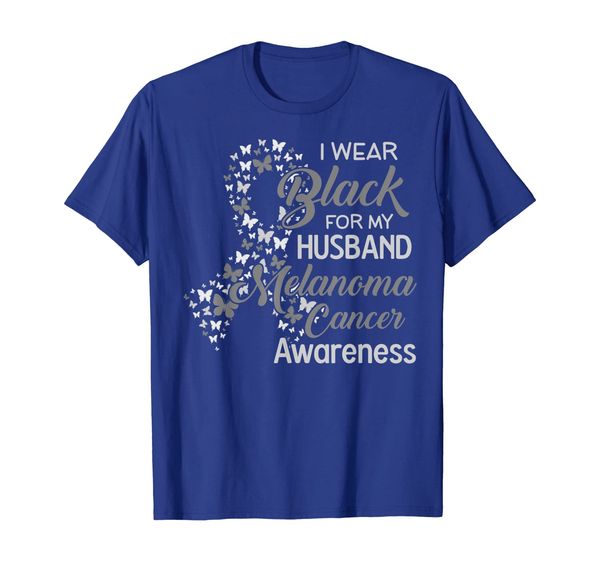 

I wear Black for my Husband Melanoma Cancer Awareness Tshirt T-Shirt, Mainly pictures