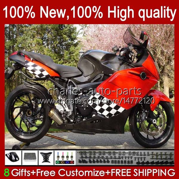 Fairings + Tank Cover para BMW K1200 K 1200 S 1200S K1200S 05 06 07 08 09 10 Bodywork 28No.5 K-1200S 2005 2006 2007 2008 2009 2010 K1200-S 05-10 Bodys Motociclos Lustroso Vermelho