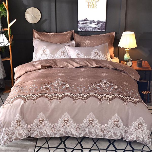 

bedding sets lace pattern set 3pcs/2pcs duvet cover pillowcase pillow sham home textile king  size no sheet fillers