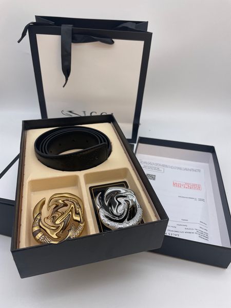 

box 3.8cm belt women genuine leather golden silver bronze gg&#13gg buckle designer cowhide belts men luxury 20 colors, Black;brown
