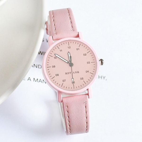 

wristwatches uthai bk30 korean version of simple temperament ins wind middle and high school girl small fresh antique forest watch, Slivery;brown