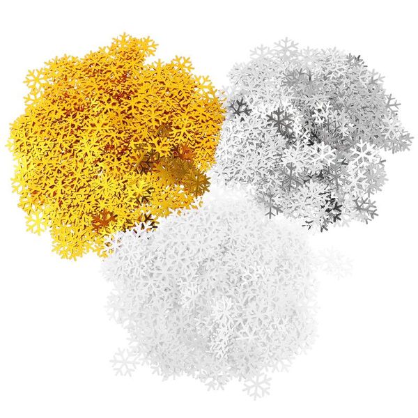 

christmas decorations 3 packs snowflakes confetti table party decor