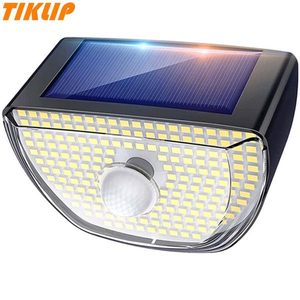 

solar lamps powered lantern wall sconce lamp with sensor sunlight 3 modes waterproof street light outdoor lighting balcony decorations