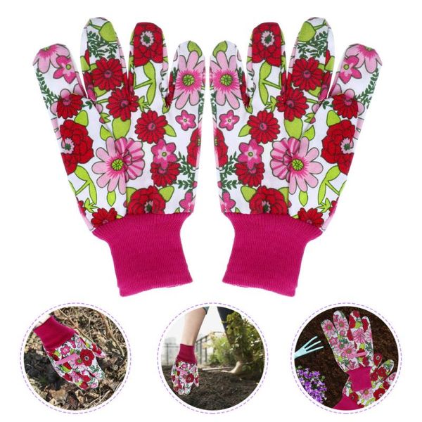 

protective gardening work for printed breathable disposable gloves