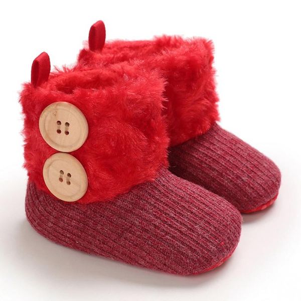 

first walkers baby girl boy cotton knitting boots casual shoes walker born cute non-slip soft sole shoe 0-18m