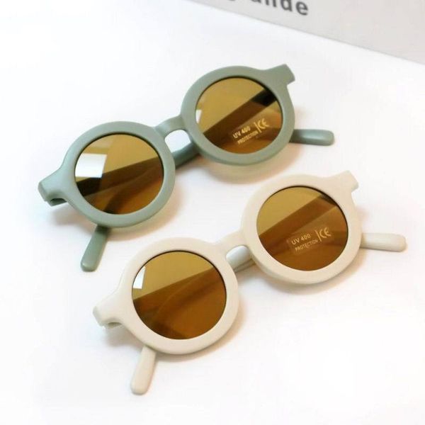 

sunglasses fashion round kids boys girls vintage sun glasses uv protection classic children eyewear lentes de sol gafas, Blue