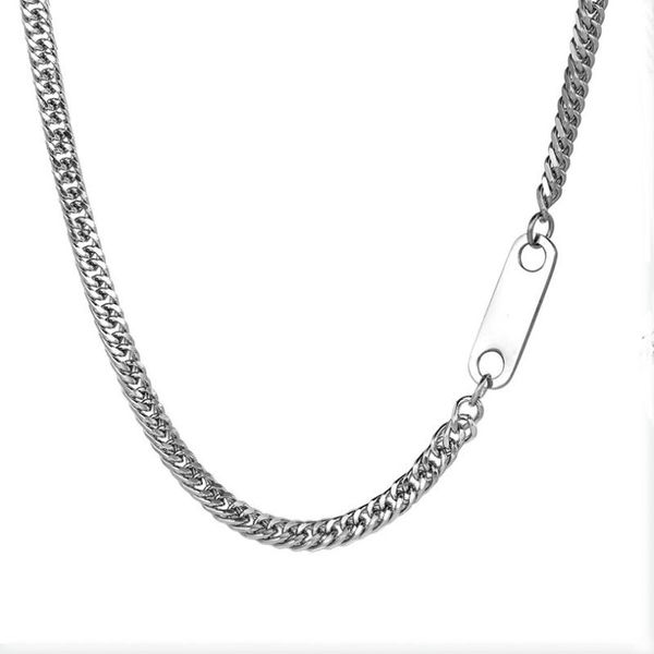 

chains vintage pendant diy necklace with smooth lobster clasps fit men women charm choker necklaces boho jewelry christmas gift, Silver