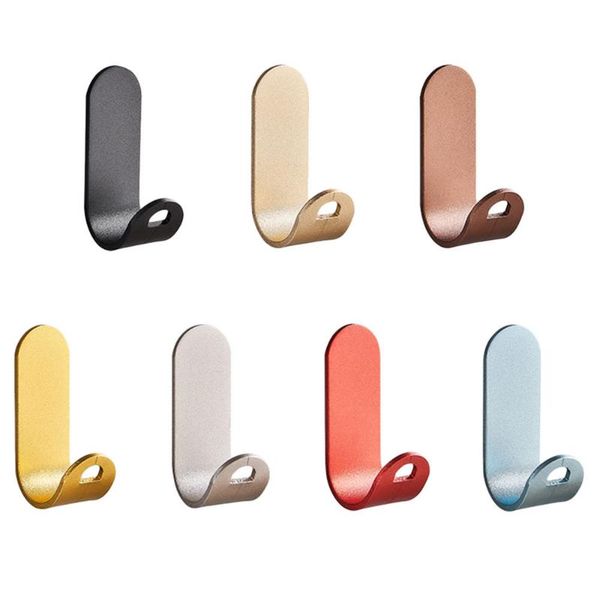 

hooks & rails 7pcs waterproof bathroom hook decorative wall hanger simple pasting