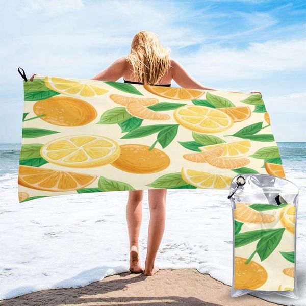

towel quick dry beach leaves pattern microfiber bath cushion swimming personalized sand free