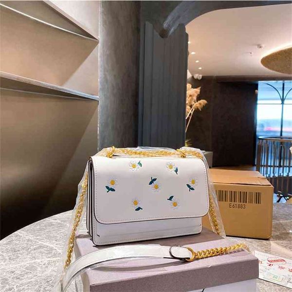 

2021 high version fresh sweet girl style little daisy simple women's one shoulder messenger bag luxuryss designerss bag yw