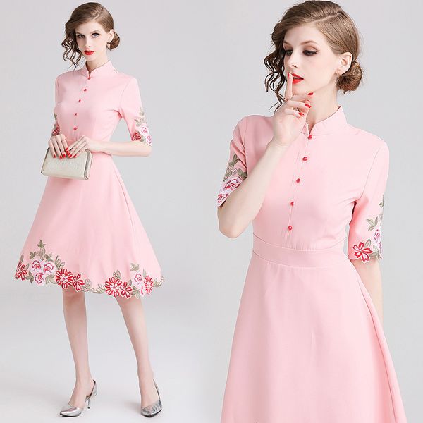 

boutique dress women's in summer of 2021, Black;pink