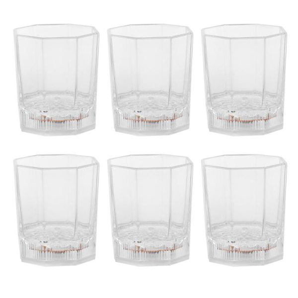 

6pcs creative led luminous glass 150ml induction light-emitting cups water bottles
