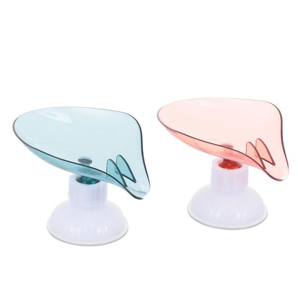 

kitchen storage & organization 2pcs soap dishes suction holder draining shelf stand