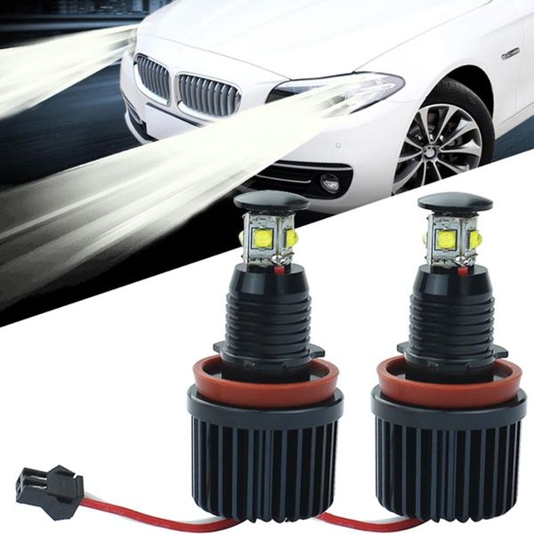 

car headlights h11 led 60w angel eye eyes marker light for 1 3 5 x z series e90 e91 e92 e93 m3 e60 e89 e81 e82 e87 e88 x5 e70 x6 e71